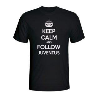 Keep Calm And Follow Juventus T-shirt (black) - Kids