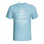 Keep Calm And Follow Lazio T-shirt (sky Blue) - Kids