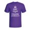 Keep Calm And Follow Anderlecht T-shirt (purple) - Kids