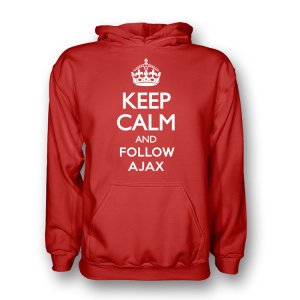 Keep Calm And Follow Ajax Hoody (red) - Kids