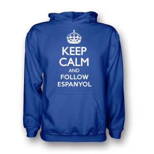 Keep Calm And Follow Espanyol Hoody (blue)