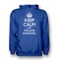 Keep Calm And Follow Espanyol Hoody (blue) - Kids