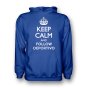 Keep Calm And Follow Deportivo Hoody (blue) - Kids