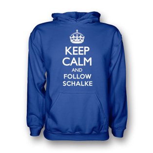 Keep Calm And Follow Schalke Hoody (blue)