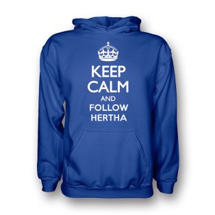 Keep Calm And Follow Hertha Berlin Hoody (blue)
