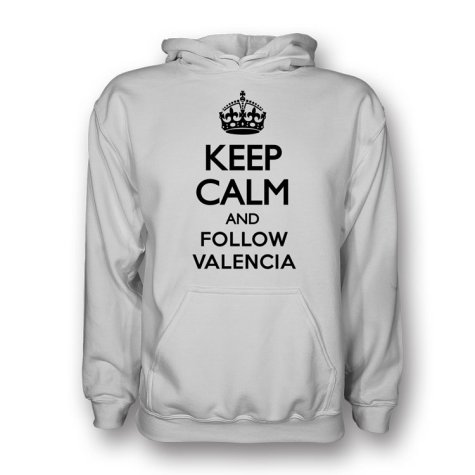 Keep Calm And Follow Real Madrid Hoody (white)