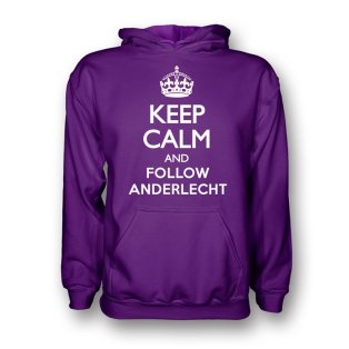Keep Calm And Follow Fiorentina Hoody (purple) - Kids
