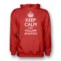 Keep Calm And Follow Atletico Madrid Hoody (red) - Kids