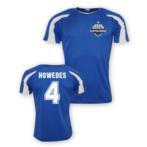 Benedict Howedes Schalke Sports Training Jersey (blue)