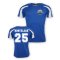 Klaas Jan Huntelaar Schalke Sports Training Jersey (blue)
