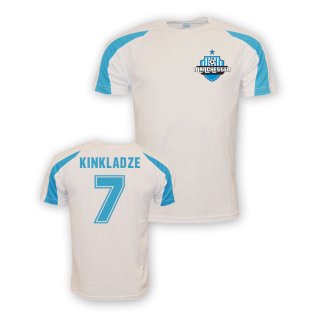 Georgi Kinkladze Man City Sports Training Jersey (white) - Kids