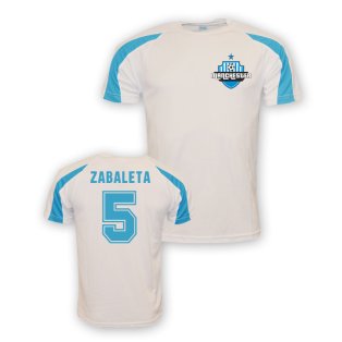 Pablo Zabaleta Man City Sports Training Jersey (white) - Kids