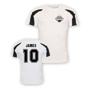 James Rodriguez Real Madrid Sports Training Jersey (white)