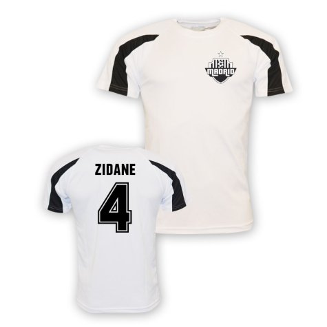 Zinedine Zidane Real Madrid Sports Training Jersey (white) - Kids