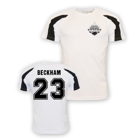 David Beckham Real Madrid Sports Training Jersey (white)