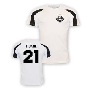 Zinedine Zidane Juventus Sports Training Jersey (white)