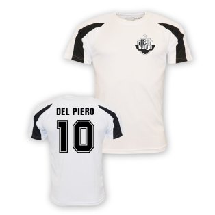 Alessandro Del Piero Juventus Sports Training Jersey (white) - Kids