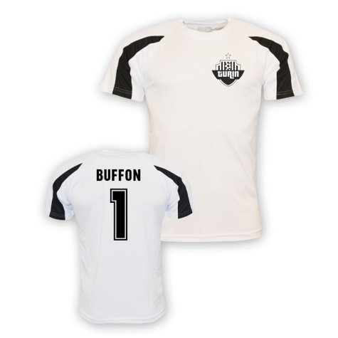 Gigi Buffon Juventus Sports Training Jersey (white)