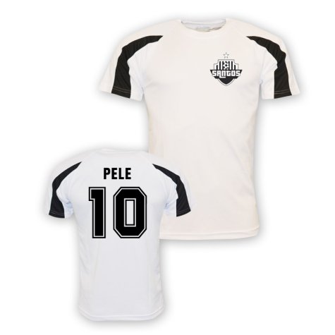 Pele Santos Sports Training Jersey (white) - Kids