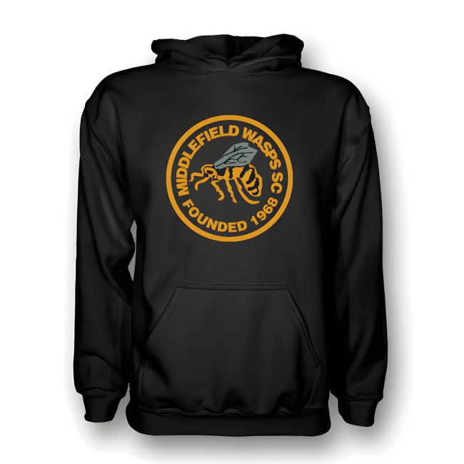 Middlefield Wasps Core Hooded Top (Black)
