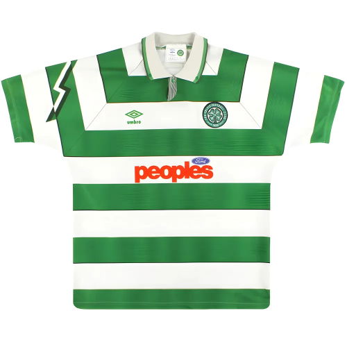 Celtic 1991-92 Home Shirt (M) (Excellent)