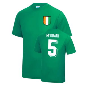 Paul McGrath Ireland World Cup Football T Shirt
