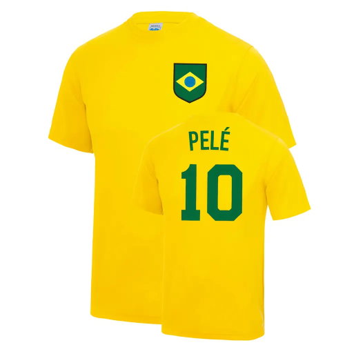Pel Brazil World Cup Football Fancy Dress Player T Shirt