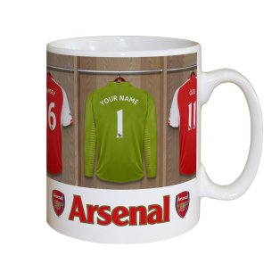 Personalised Arsenal FC Goalkeeper Dressing Room Mug