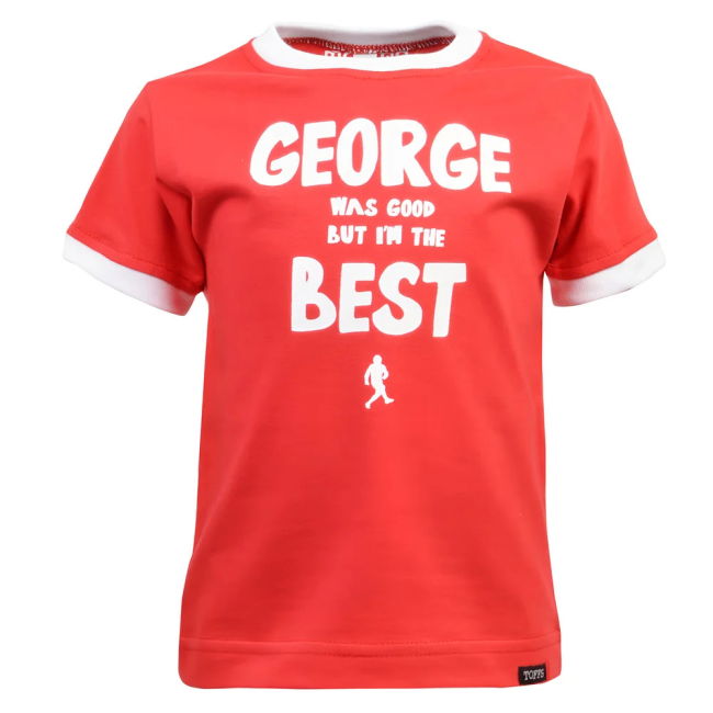 Kids "Best" Red/White Ringer