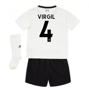 2017-18 Liverpool Away Mini Kit (Virgil 4)
