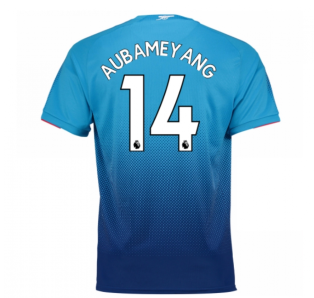 2017-2018 Arsenal Away Shirt (Aubameyang 14) - Kids