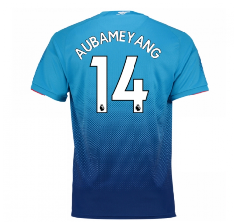 2017-2018 Arsenal Away Shirt (Aubameyang 14) - Kids