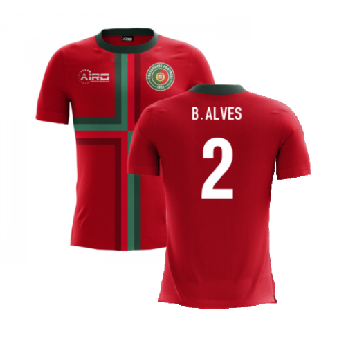 2025-2026 Portugal Airo Concept Home Shirt (B.Alves 2) - Kids