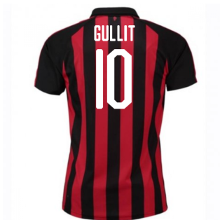 2018-2019 AC Milan Puma Home Football Shirt (Gullit 10)