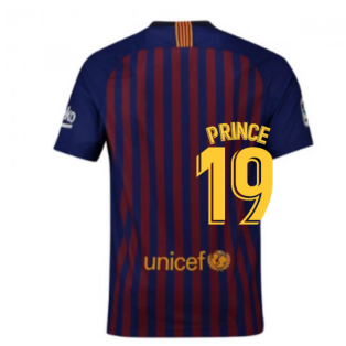2018-2019 Barcelona Home Nike Football Shirt (Prince 19)