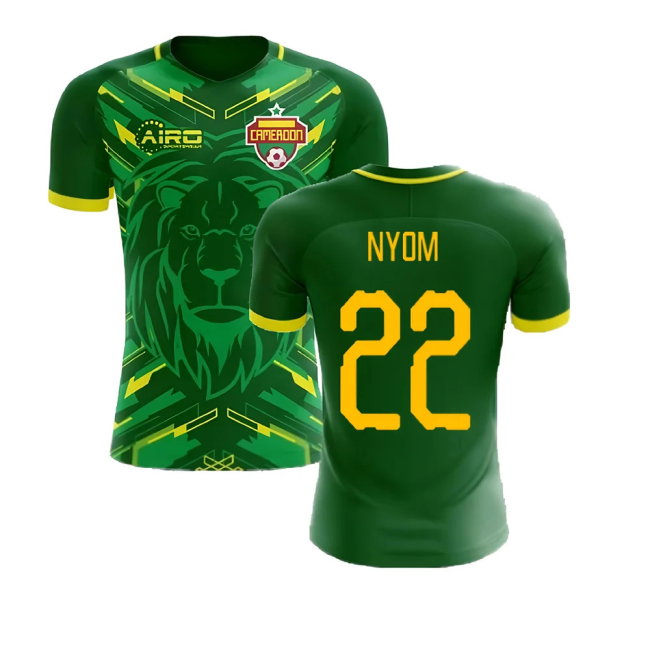 2025-2026 Cameroon Home Concept Football Shirt (Nyom 22) - Kids