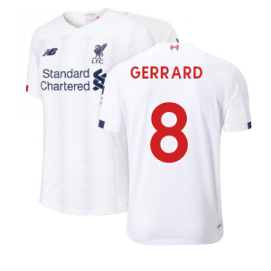 2019-2020 Liverpool Away Football Shirt (Gerrard 8)