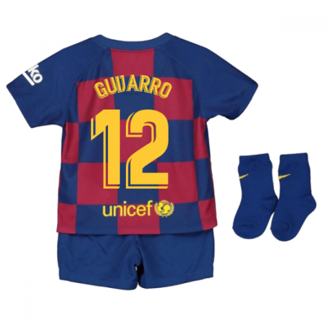 2019-2020 Barcelona Home Nike Baby Kit (Guijarro 12)