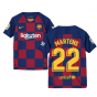 2019-2020 Barcelona Home Nike Shirt (Kids) (Martens 22)