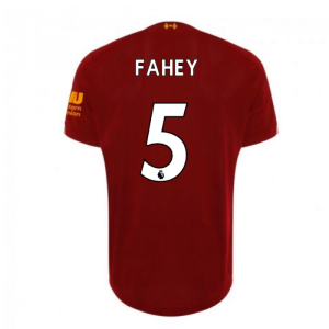 2019-2020 Liverpool Home Football Shirt (Fahey 5)