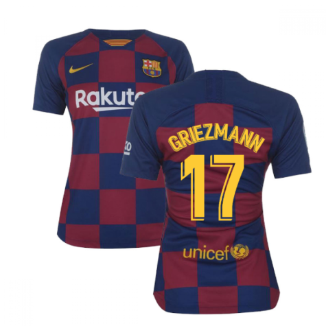2019-2020 Barcelona Home Nike Ladies Shirt (Griezmann 17)