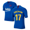 2019-2020 Barcelona Nike Training Shirt (Blue) - Kids (Griezmann 17)