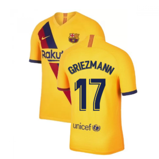 2019-2020 Barcelona Away Nike Football Shirt (Griezmann 17)