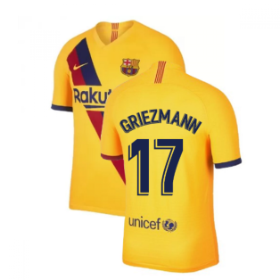 2019-2020 Barcelona Away Nike Shirt (Kids) (Griezmann 17)