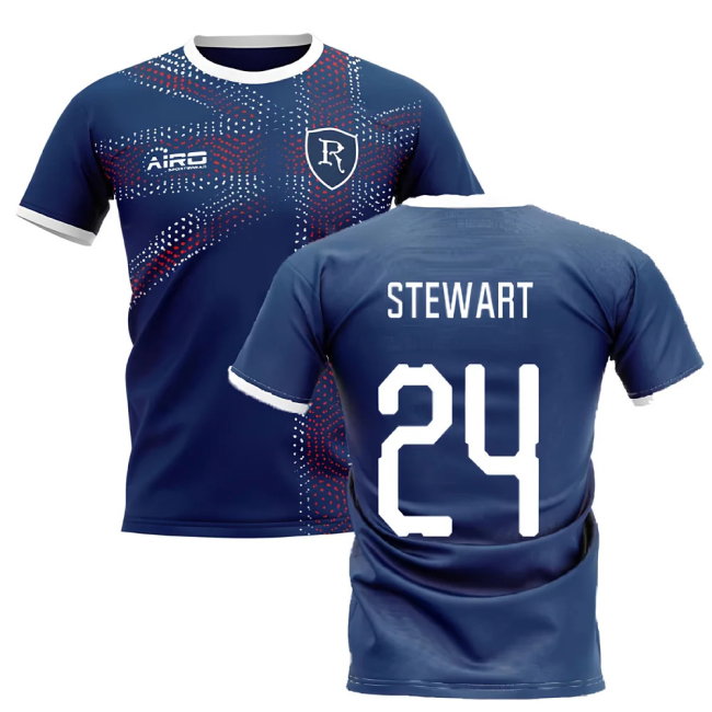2025-2026 Glasgow Home Concept Football Shirt (Stewart 24)