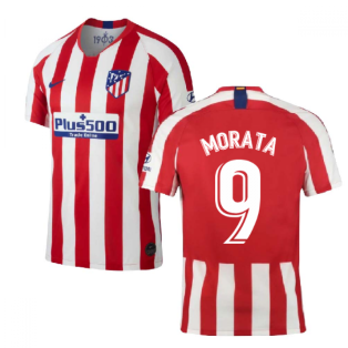 2019-2020 Atletico Madrid Home Nike Shirt (Kids) (Morata 9)