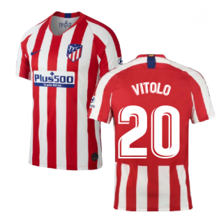 2019-2020 Atletico Madrid Home Nike Shirt (Kids) (Vitolo 20)