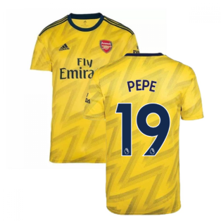 2019-2020 Arsenal Adidas Away Football Shirt (Pepe 19)