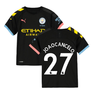 2019-2020 Manchester City Puma Away Football Shirt (Kids) (Joao Cancelo 27)