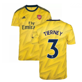 2019-2020 Arsenal Adidas Away Football Shirt (Tierney 3)